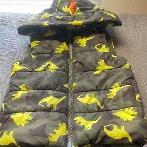 Kids Dinosaur Puffer Vest